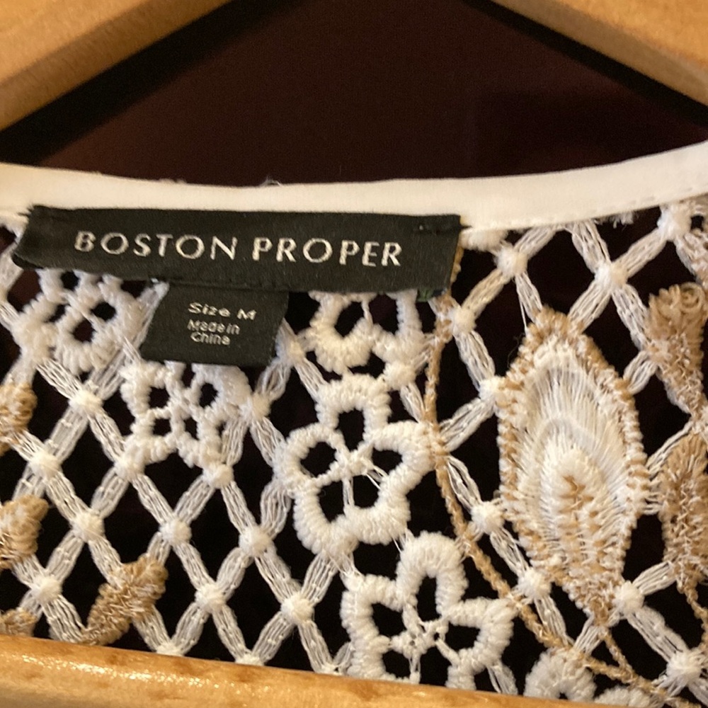 Boston proper cover up or wear with pants